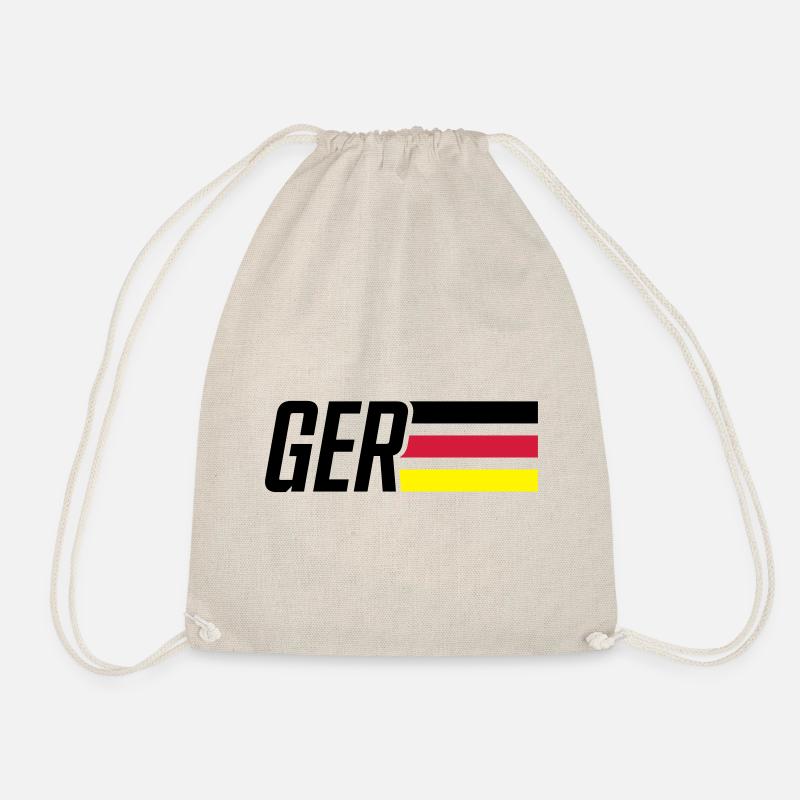 germany flagge deutschland team - Turnbeutel - Natur