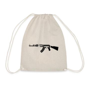 Ak 47 Guns - Drawstring Bag - nature - Front