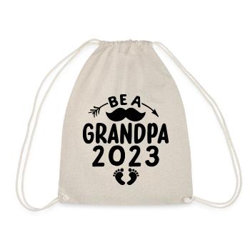 Futur grand-père 2023, 2023 Je serai grand-père, 2023 grand-père - Sac de sport léger - nature - Devant