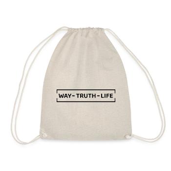 Jesus Christ of Nazareth Faith Bible Jesus - Drawstring Bag - nature - Front