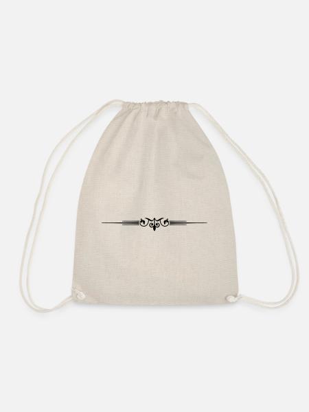 ornament line form - Sac de sport léger - nature