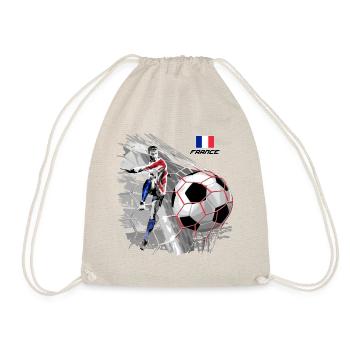 FRANCE FOOTBALL SOCCER PLAY T SHIRTS, CADEAUX - Sac de sport léger - nature - Devant