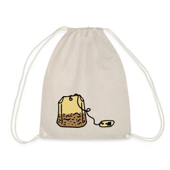Tea Tea bags Tea drinker Tea time - Drawstring Bag - nature - Front