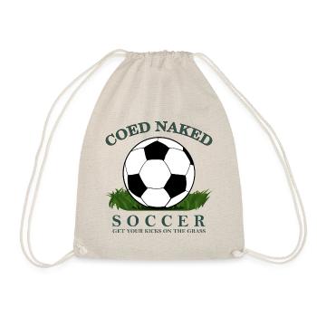 Coed Naked Soccer - Drawstring Bag - nature - Front