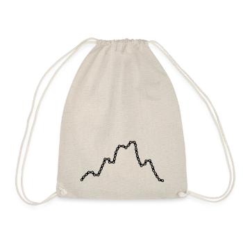 Cycling Bikelife Cyclist Roadcycling Uphill Climb - Drawstring Bag - nature - Front