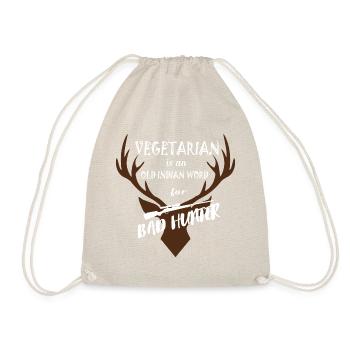 Vegetarian is a Bad Hunter - Turnbeutel - Natur - Vorne