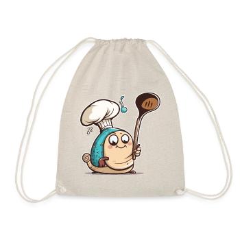 Délice d’escargots - Sac de sport léger - nature - Devant