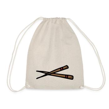 Chopsticks chop sticks - chinese food - Drawstring Bag - nature - Front