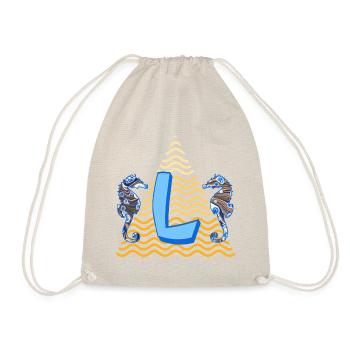 Seahorse E 262 l - Drawstring Bag - nature - Front
