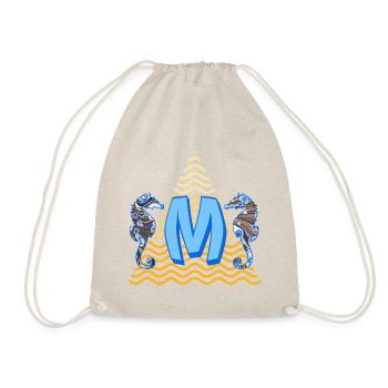 Seahorse E 262 m - Drawstring Bag - nature - Front
