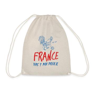 Supporter équipe de France de Football - Sac de sport léger - nature - Devant