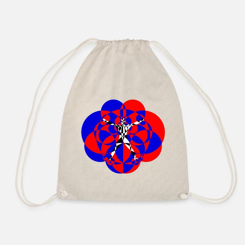 Optical Art - Proportional Study - Drawstring Bag - nature