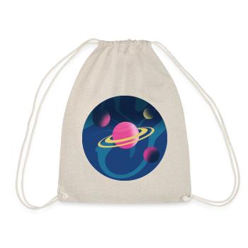Planets in space - Drawstring Bag - nature - Front