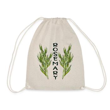PLANTES DE ROMARIN - JARDIN - ÉPICES DE CUISSON - HERBES - Sac de sport léger - nature - Devant
