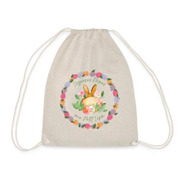 🐰🌷 Joyeuses Pâques mon petit Lapin 🌷🐰 - Sac de sport léger - nature - Devant
