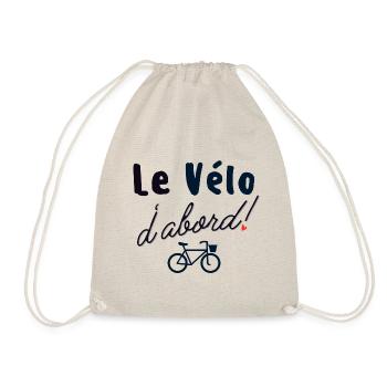 Le vélo d abord - Sac de sport léger - nature - Devant