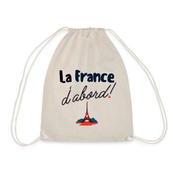 La France d'abord - Sac de sport léger - nature - Devant