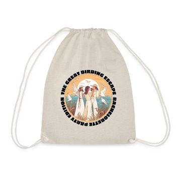 The Great Birding Escape - Bachelorette Party - Drawstring Bag - nature - Front