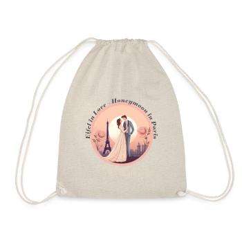 Eifel in Love - Honeymoon in Paris. - Drawstring Bag - nature - Front