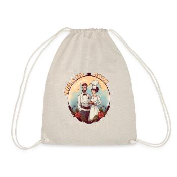 M. et Mme Cook en lune de miel. - Sac de sport léger - nature - Devant