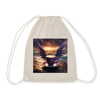 Heavenly Latte - Drawstring Bag - nature - Front