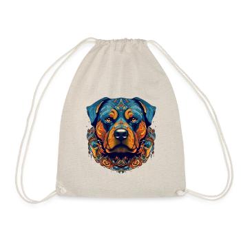 Animal Chien Mandala - Sac de sport léger - nature - Devant