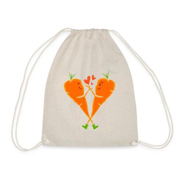 Carrots In Love - Turnbeutel - Natur - Vorne