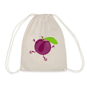 Mr. Plum - Drawstring Bag - nature - Front