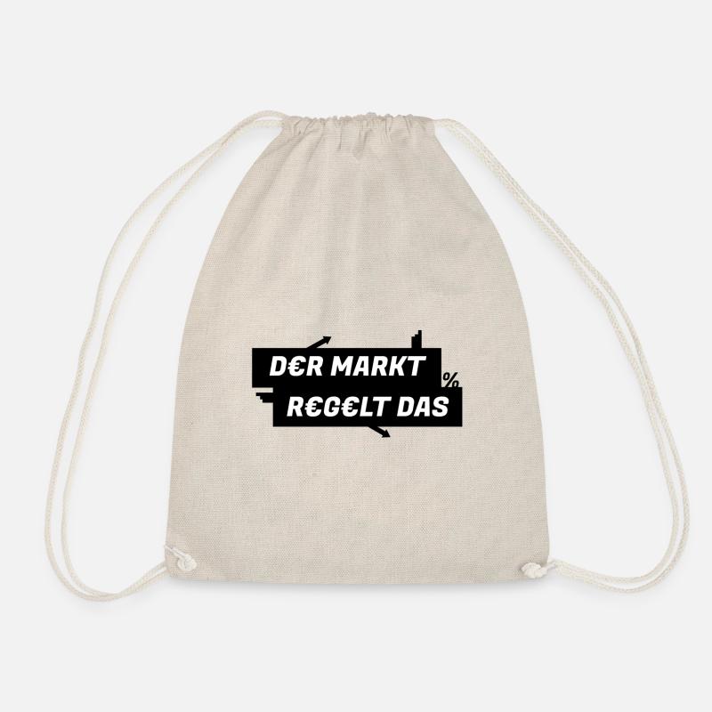 Der Markt regelt das - FDP JuLis Junge Liberale - Turnbeutel - Natur
