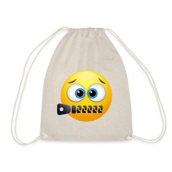 EMOJI avec fermeture éclair cool & conception drôle - Sac de sport léger - nature - Devant