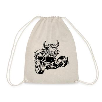 Bull Beast Bull Dumbbell Fitness - Sac de sport léger - nature - Devant