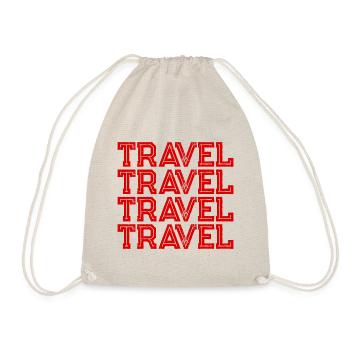 Travel travel vacation - Drawstring Bag - nature - Front