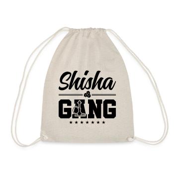 Shisha gang smokers - Drawstring Bag - nature - Front