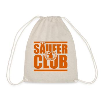 Säufer Club Team Saufen - Turnbeutel - Natur - Vorne
