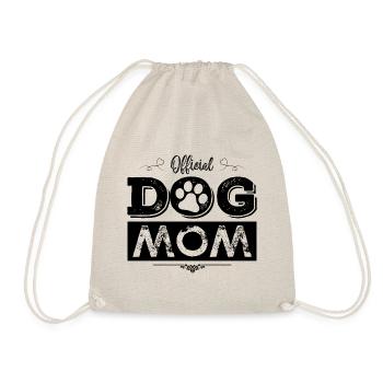 Hunde Mama Spruch Liebe - Turnbeutel - Natur - Vorne