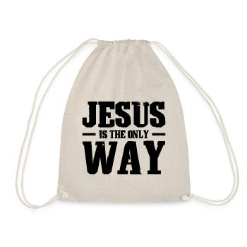 Jesus Christus Glaube - Turnbeutel - Natur - Vorne