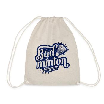 Badminton sport - Drawstring Bag - nature - Front