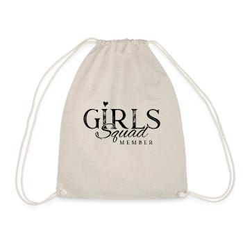 Girls Squad Team girls - Drawstring Bag - nature - Front