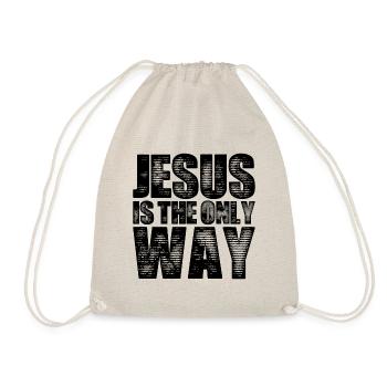 Jesus Christus Glaube - Turnbeutel - Natur - Vorne
