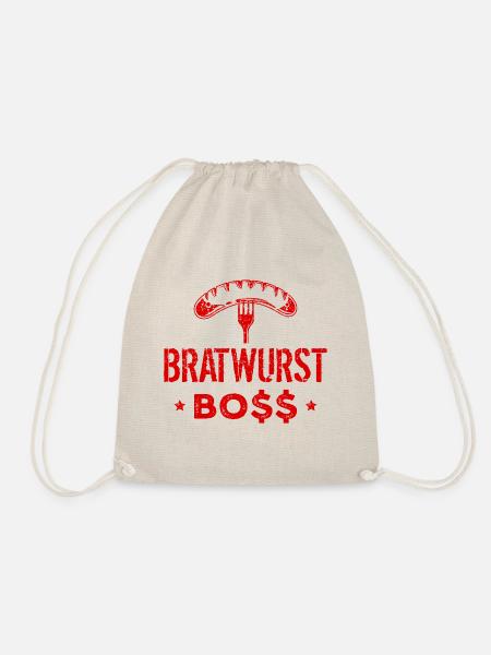Bratwurst Boss Chefkoch - Turnbeutel - Natur
