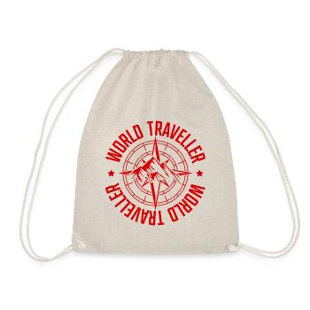 Travel Compass Travel - Drawstring Bag - nature - Front