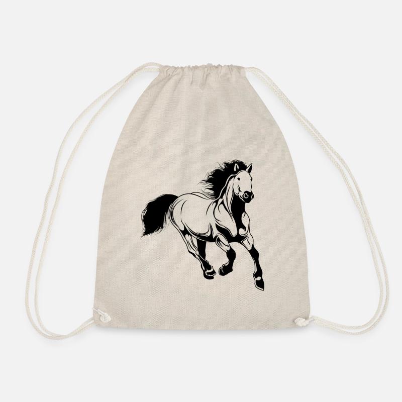 cheval cheval animal - Sac de sport léger - nature