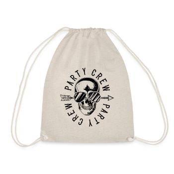 Fête équipage tête de mort - Sac de sport léger - nature - Devant