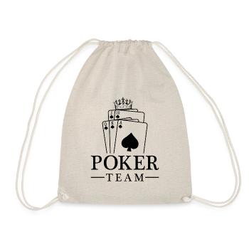 Poker Team - Drawstring Bag - nature - Front