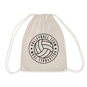 volleyball team - Drawstring Bag - nature - Front