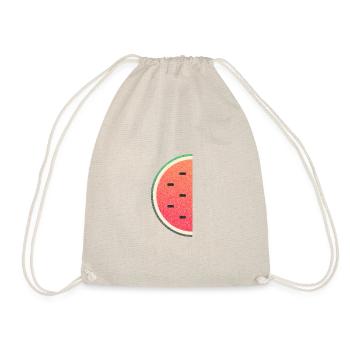Sommerliche Wassermelone - Turnbeutel - Natur - Vorne