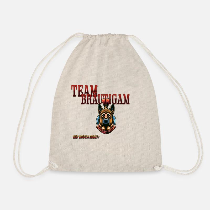 Team Bräutigam - Turnbeutel - Natur