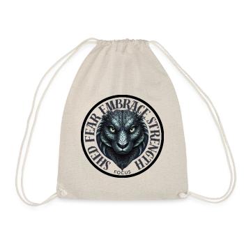 Shed Fear, Embrace Strength - Turnbeutel - Natur - Vorne