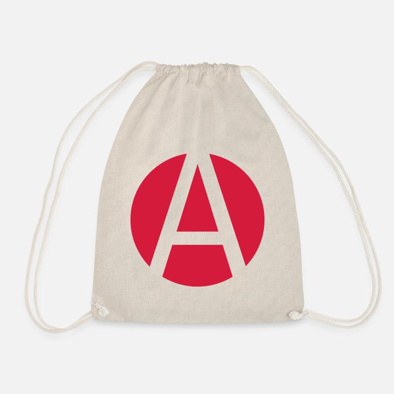 red A - Drawstring Bag - nature