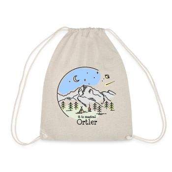 Ortler Tyrol South Tyrol Alps Hike Souvenir - Drawstring Bag - nature - Front